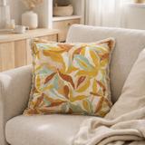 Coussin imprimé Alina Dragée 45 x 45 en situation