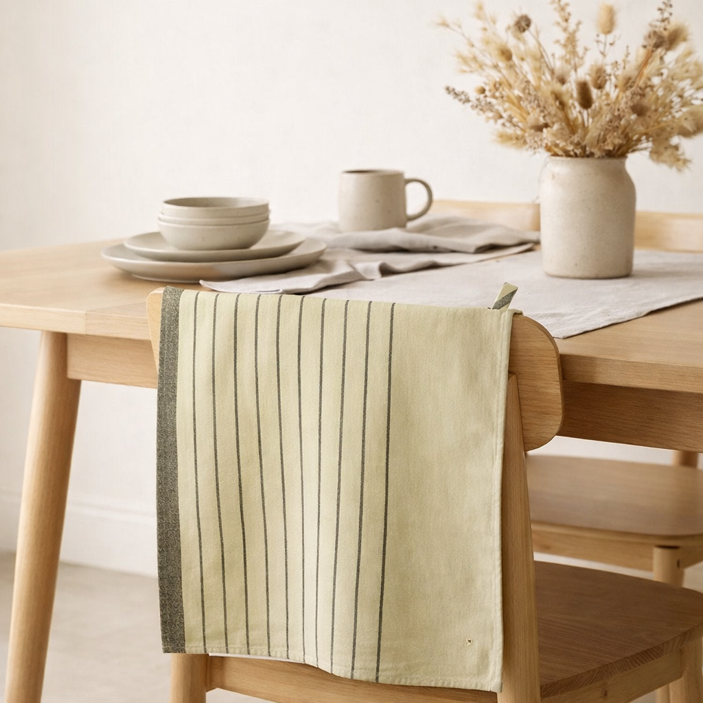 Torchon Piero Butter 70 x 50 en situation