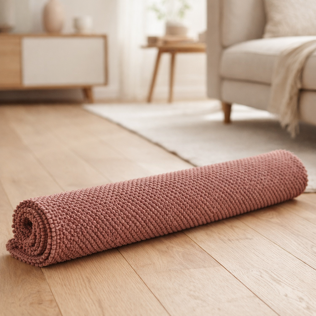 Tapis de bain Etia Terracotta 54 x 64 en situation