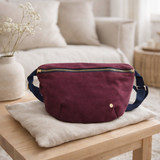 Sac Banane Iona Wine 19 x 28 en situation