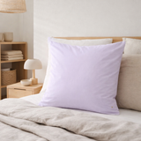 Taie d'oreiller Céleste Lilas 65 x 65 en situation