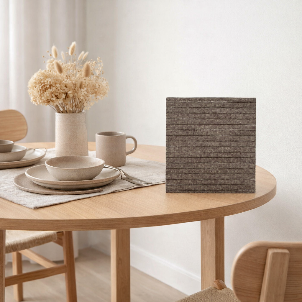 Ensemble de table manoka café 33 x 45 en situation