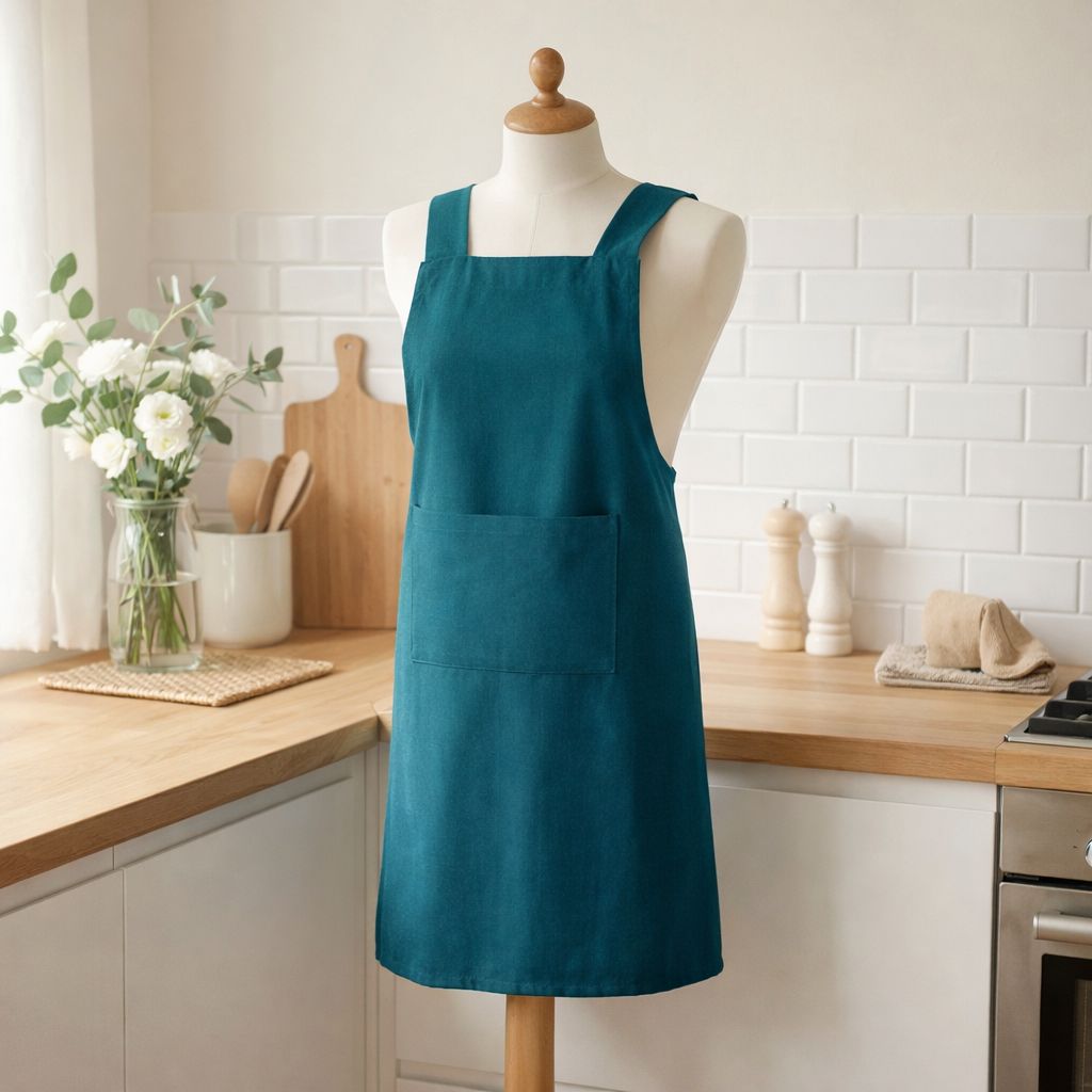 Tablier de cuisine Gen Paon Recyclé 120 x 85 en situation