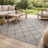 Tapis Allan outdoor Perle 160 x 230 en situation