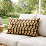 Coussin Kali outdoor Moka 40 x 65 en situation