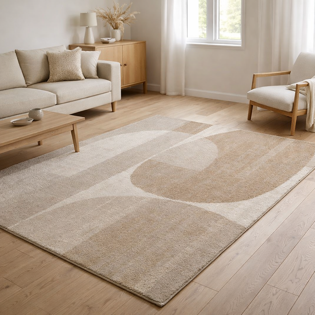 Tapis Apolo 2 Naturel 200 x 290 en situation