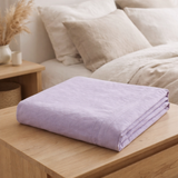 Drap plat Céleste Lilas 260 x 310 en situation