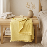 Maxi drap de bain Luna Butter 100 x 160 en situation