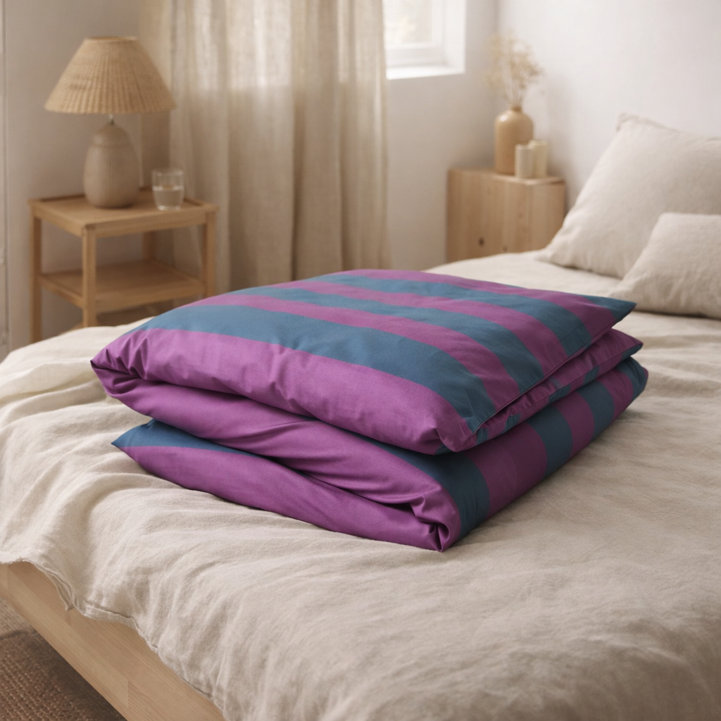 Housse de couette en situation