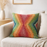 Coussin Stella brodé Multico 45 x 45 en situation