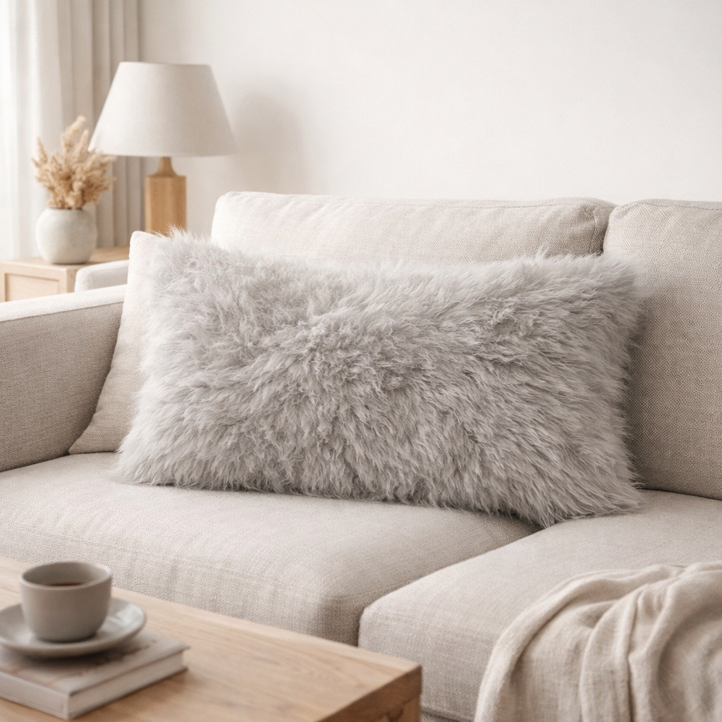 Coussin Betani Ecume 40 x 65 en situation