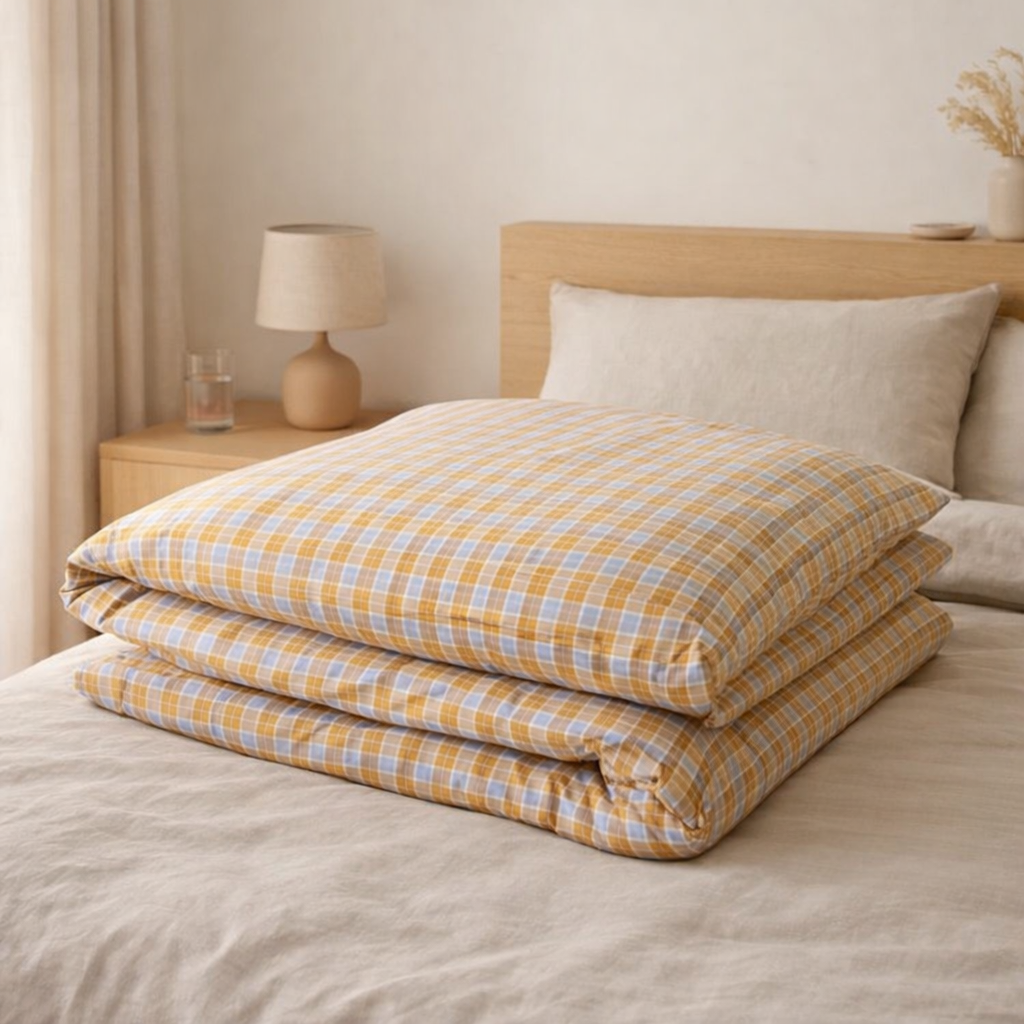 Housse de couette Caro Nuts 200 x 140 en situation