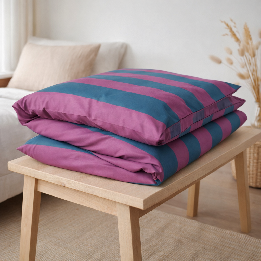 Housse de couette en situation