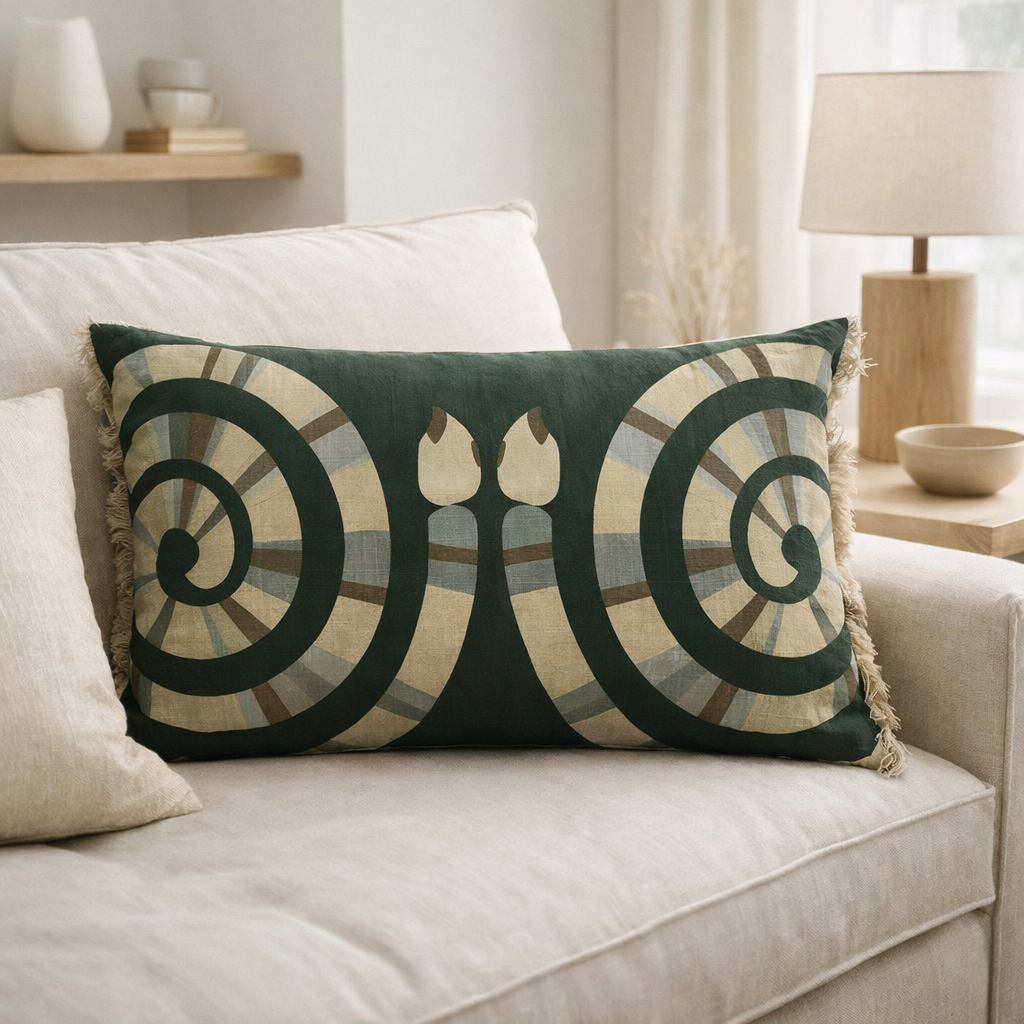 Coussin Zeff Yoka Abysse 40 x 65 en situation