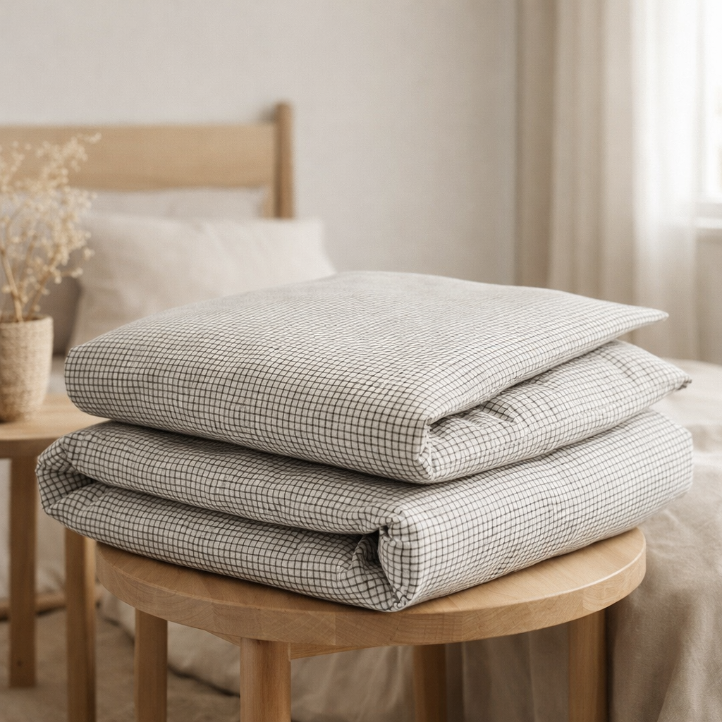 Housse de couette en situation