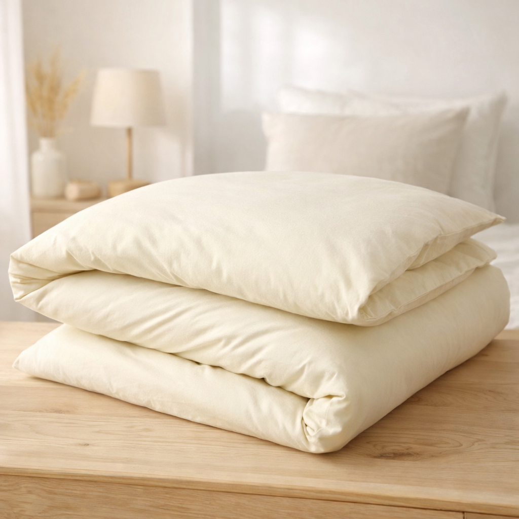 Housse de couette en situation