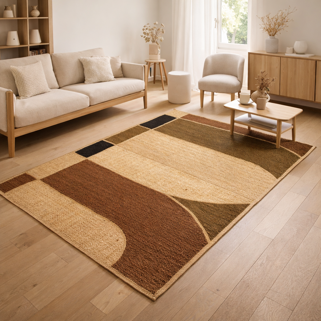 Tapis Kali Naturel 200 x 290 x 1 en situation