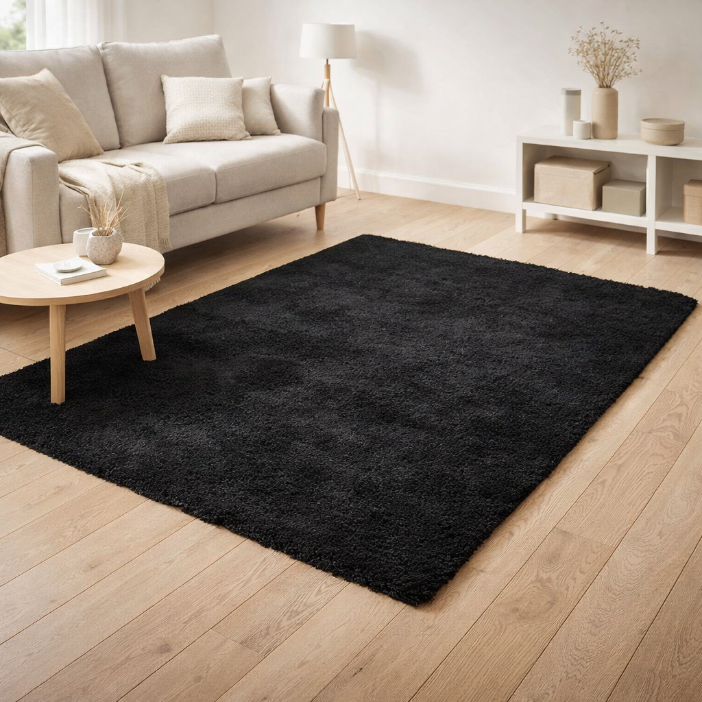 Tapis Miky Caviar 160 x 230 en situation