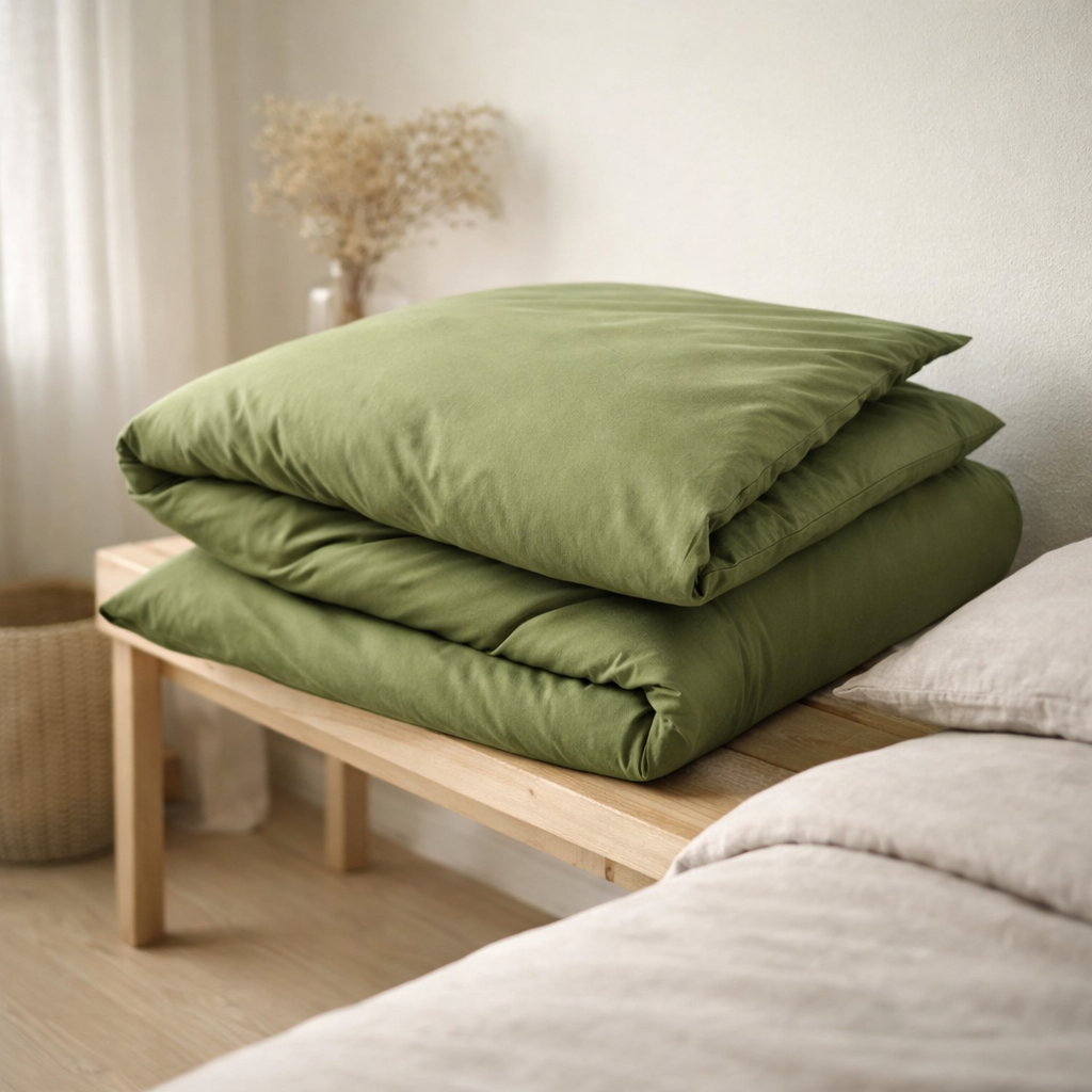Housse de couette en situation