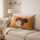 Housse de coussin Pia Caramel 60 x 40 en situation