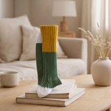 Chaussettes Yvette Green pea 39/41 en situation