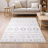 Tapis Seabert Ivoire/Multi 120 X 180 en situation