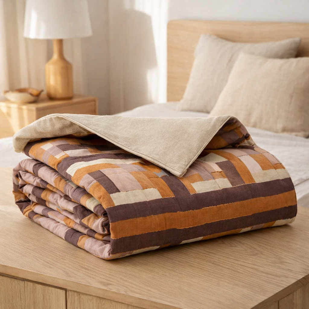 Empreinte de couette Tahho CUVRE 85 x 200 en situation