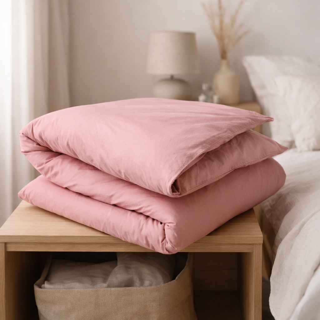 Housse de couette en situation