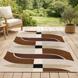 Tapis Kalia outdoor Naturel 160 x 230 x 1 en situation