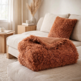Plaid Betani Rouille 130 x 160 en situation