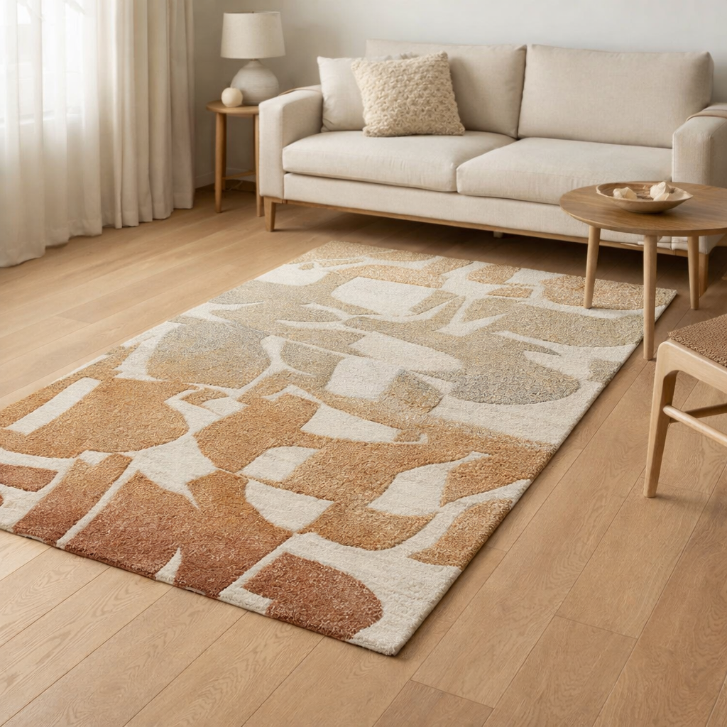 Tapis Kiara Multicolore 160 x 230 x 1 en situation