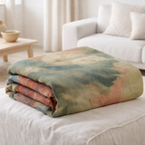 Plaid voile Zeff Lola Multico 135 x 200 en situation