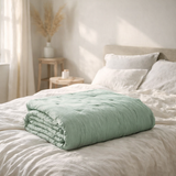 Jeté de lit Tika Opaline 240 x 260 en situation