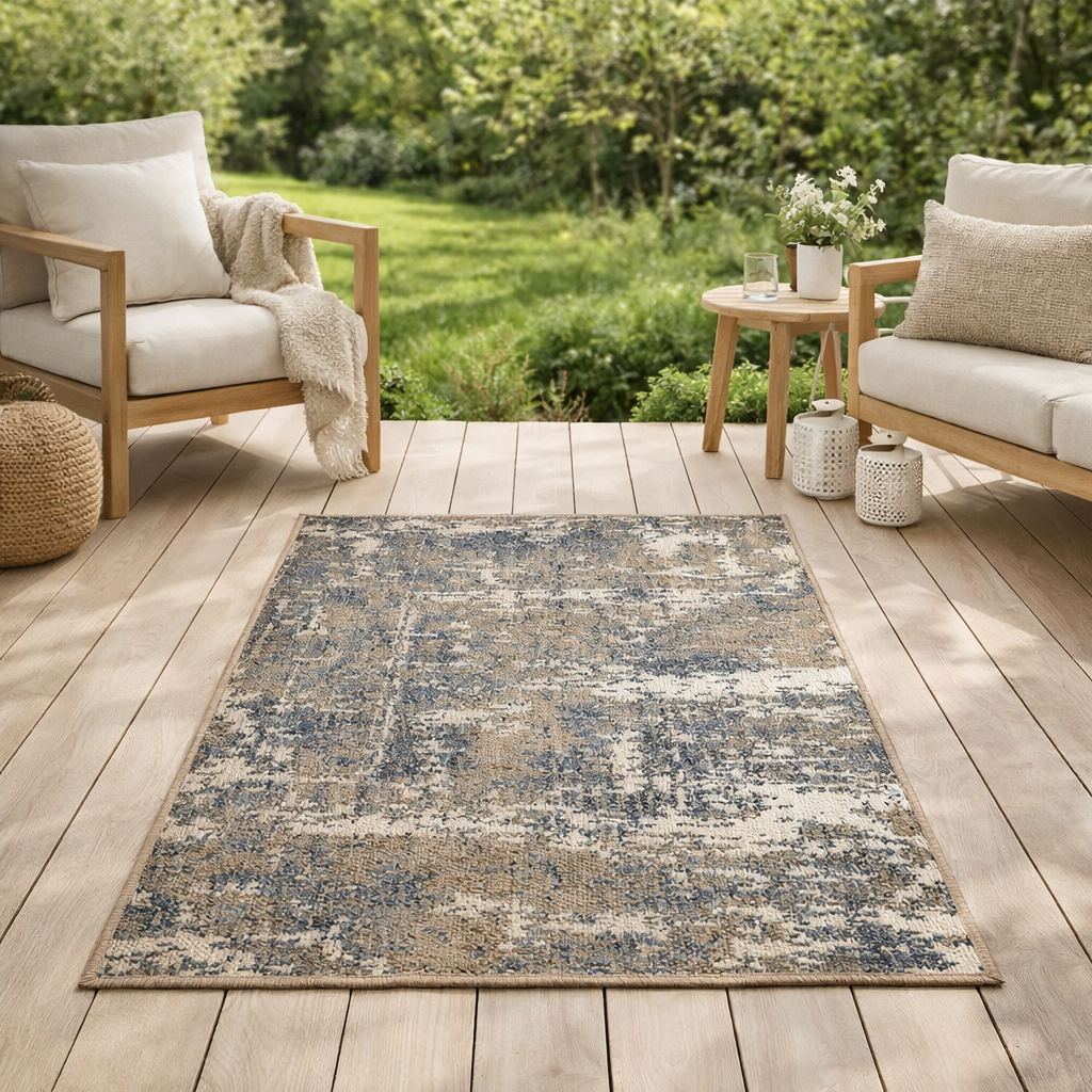 Tapis Catania 2 outdoor Gris 60 x 110 en situation