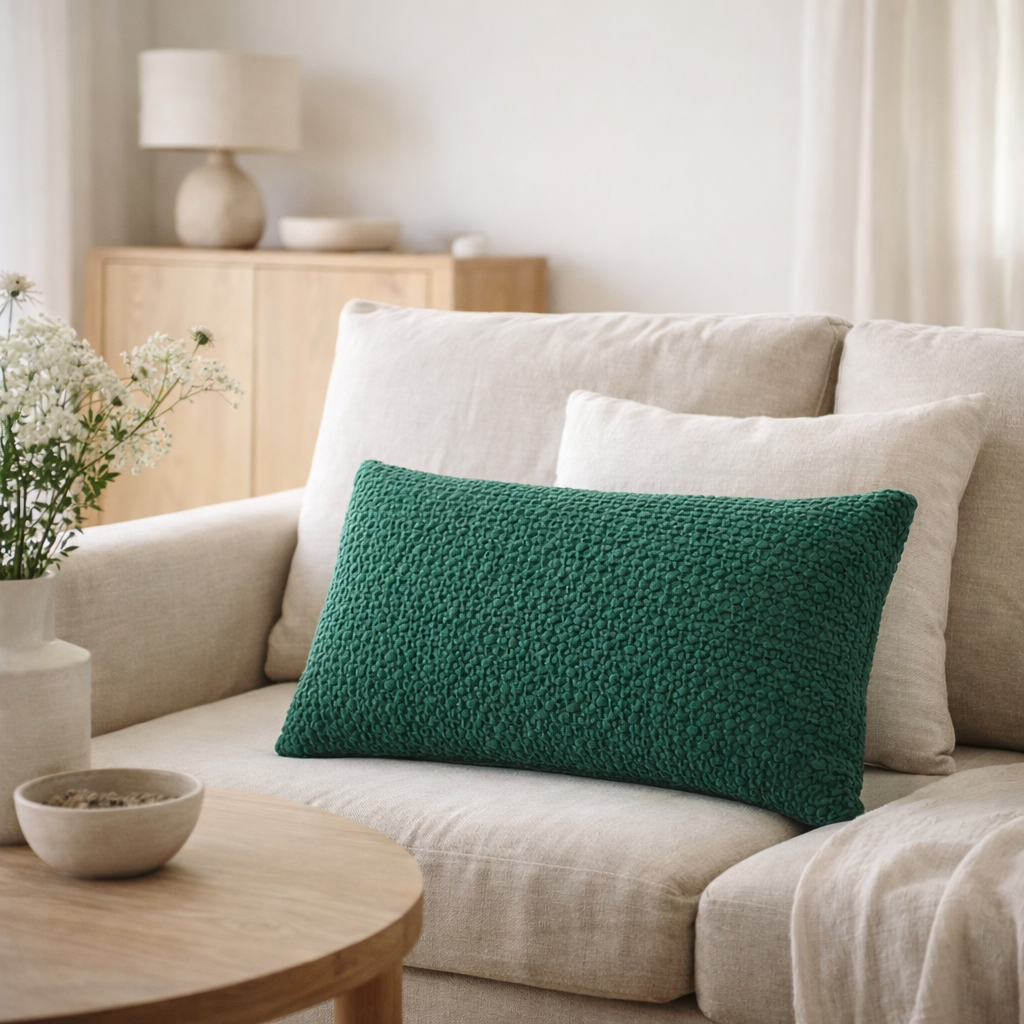 Coussin Tana Abysse 40 x 65 en situation