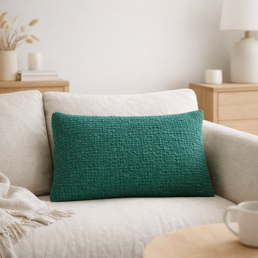 Coussin Tana Abysse 40 x 65 en situation