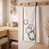 Torchon Arlette Blanc 50 x 70 en situation