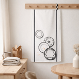 Torchon Arlette Blanc 50 x 70 en situation