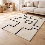 Tapis Louisa Caviar 160 x 230 x 2 cm en situation