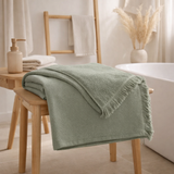 Maxi drap de bain Luna Détox green 160 x 100 en situation