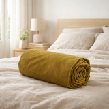 Drap housse Céleste Nuts 200 x 180 en situation