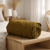 Drap housse Céleste Nuts 200 x 90 en situation