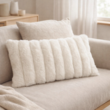 Coussin Alice Neige 30 x 50 en situation