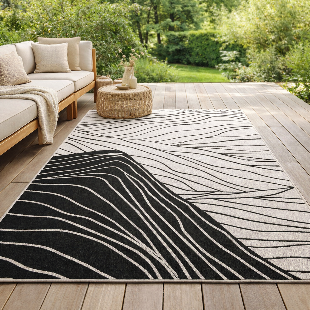 Tapis Dusko outdoor Tonnerre 160 x 230 en situation