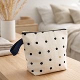 Trousse de toilette Mio Ecru 18 x 22 x 8 en situation