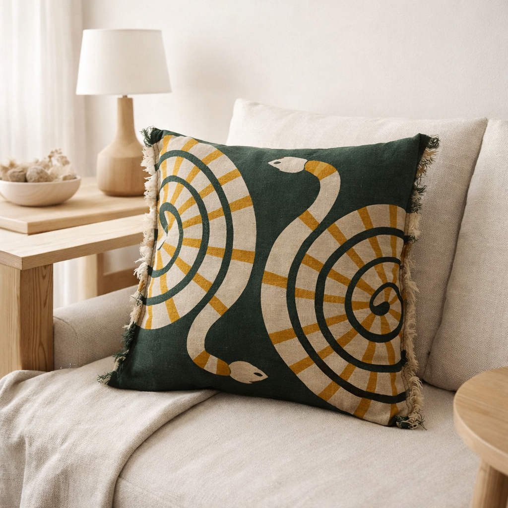 Coussin Zeff Yoka Abysse 45 x 45 en situation