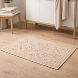 Tapis de bain Enzo Poudre 54 x 64 en situation