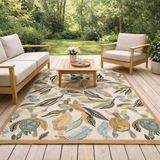Tapis Dori outdoor Papaye 160 x 230 en situation