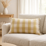 Coussin imprimé Kate Bronze 40 x 65 en situation