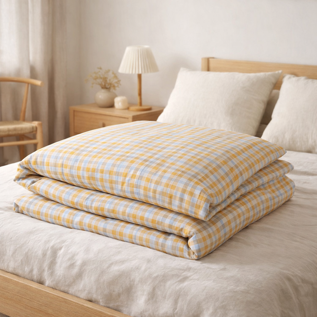 Housse de couette Caro Nuts 240 x 260 en situation